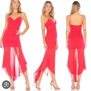 NICHOLAS silk coral dress